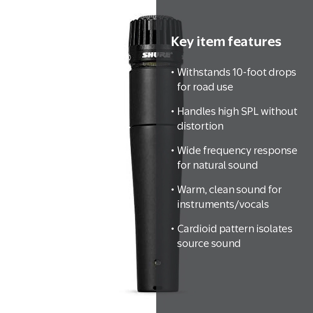230213SK200117 shure SM57 シュアー ダイナミックマイク 本体のみ 2