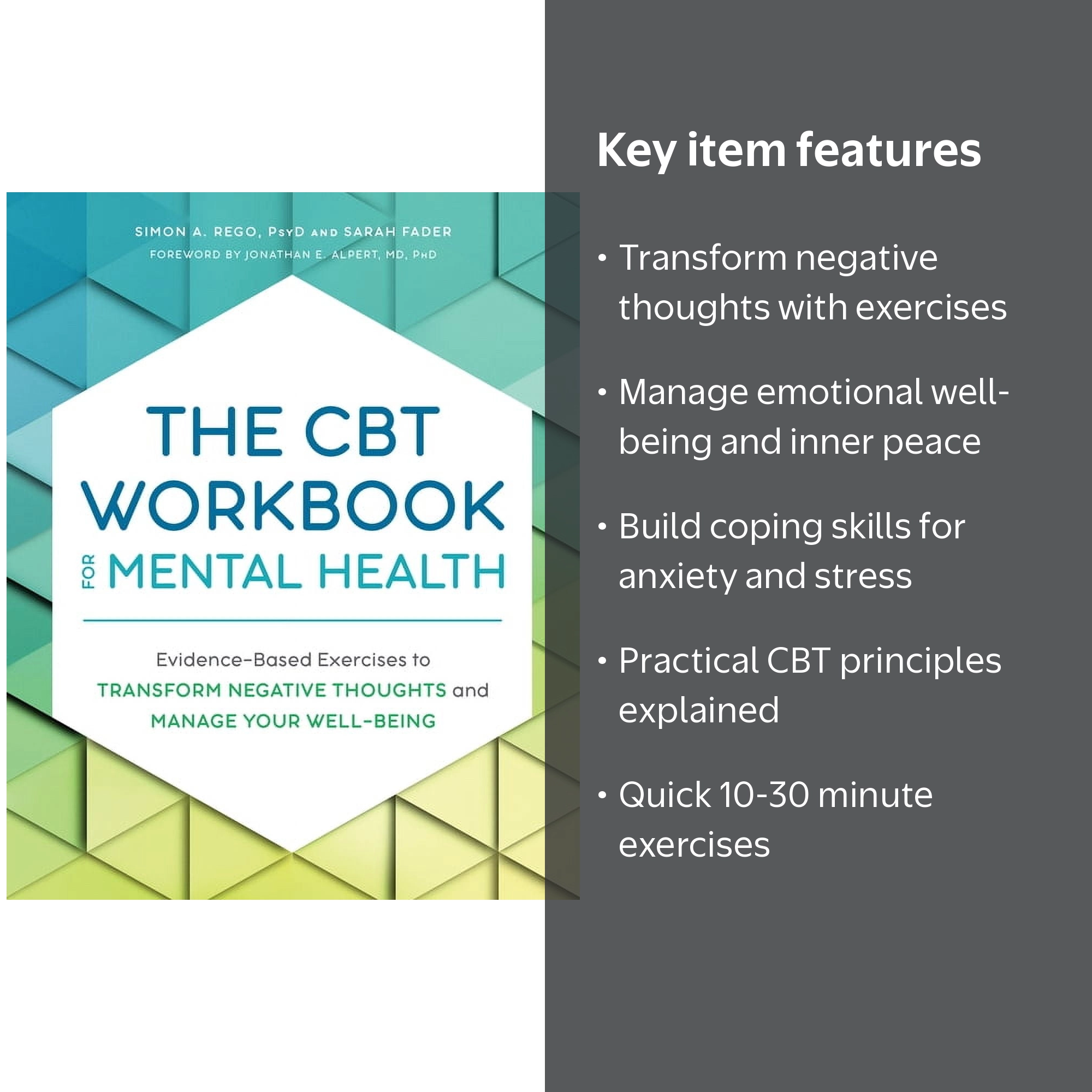 Simon Rego, CBT Workbook for Mental Health, Evidence-Based