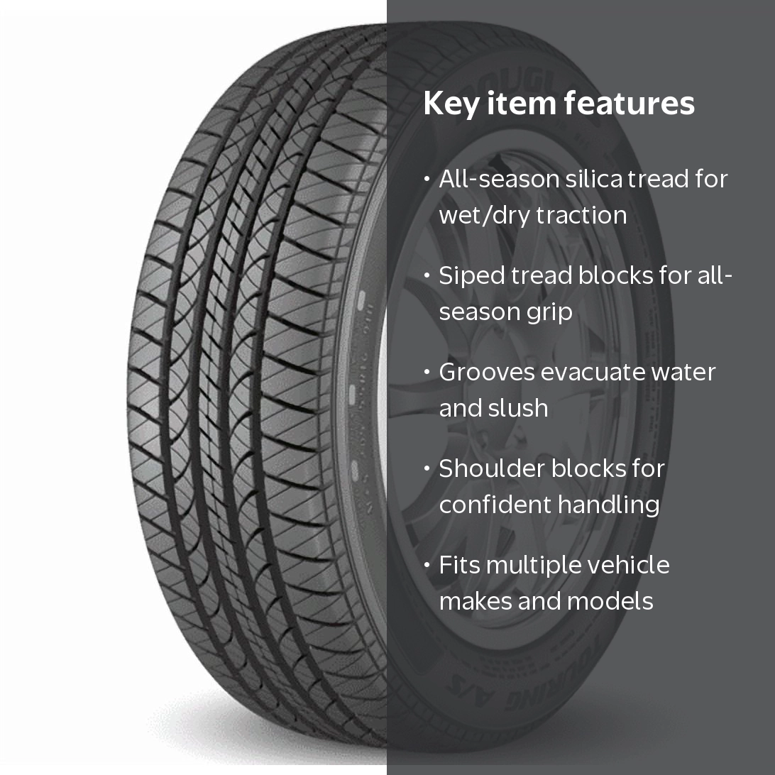 Douglas Touring A/S 185/65R15 88H All-Season Tire - Walmart.com