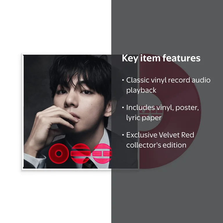 BTS - [ARIRANG] 5th Album STANDARD VINYL V VELVET RED Version