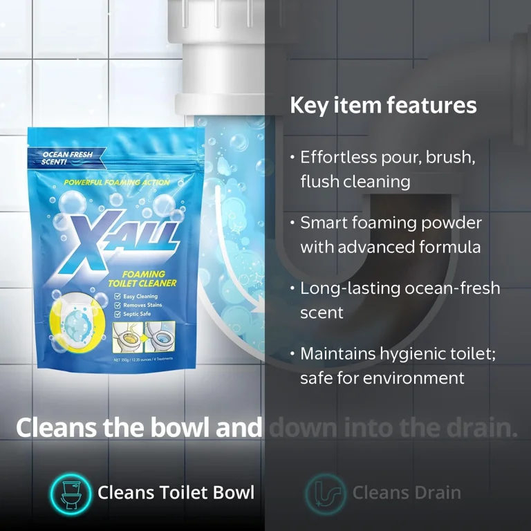 X-All, Foaming Toilet Cleaner, 12 oz, Fights Stains and Limescale