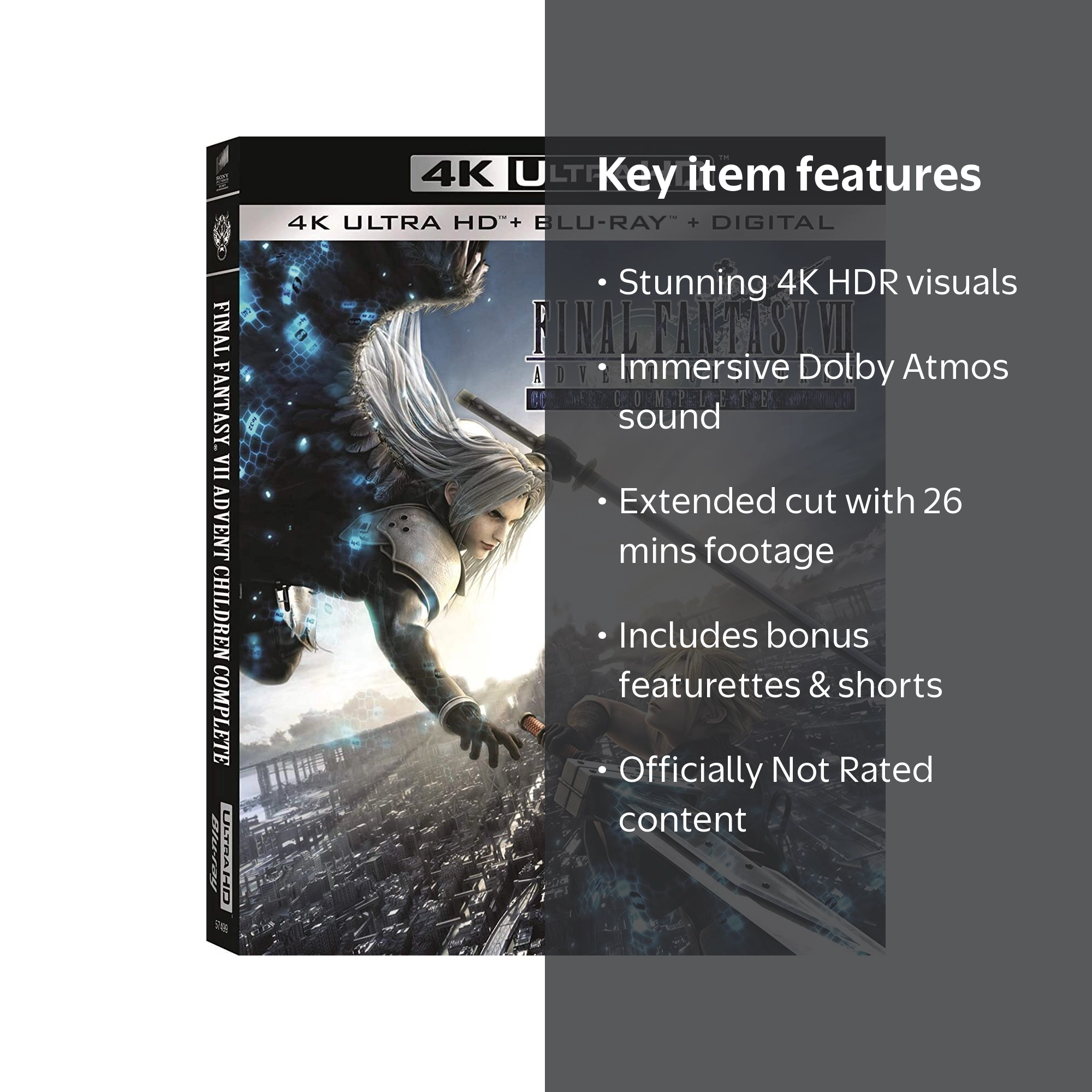 Final Fantasy VII: Advent Children Complete 4K Ultra HD - Walmart.com