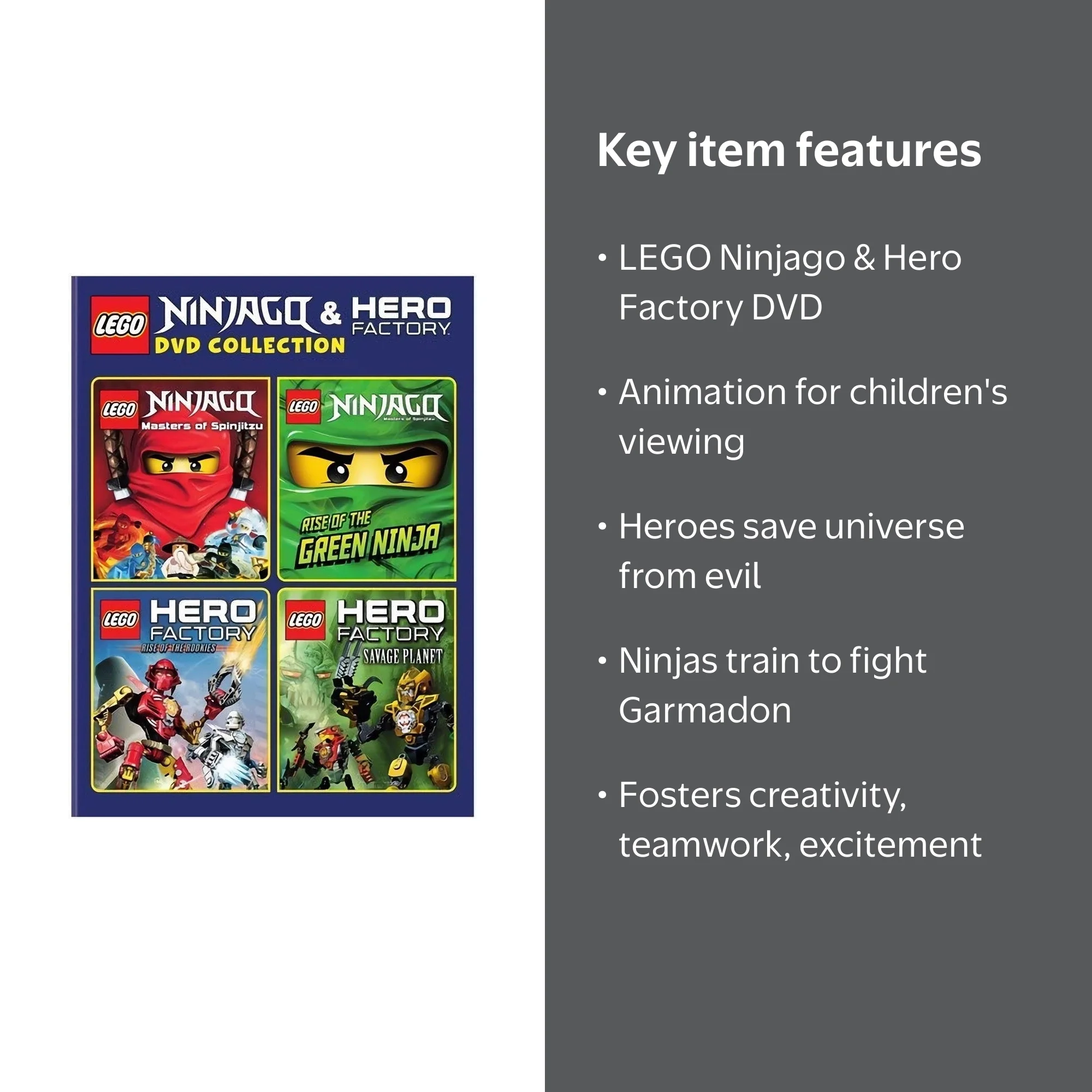 LEGO: Ninjago and Hero Factory (DVD) [2014] - Walmart.com
