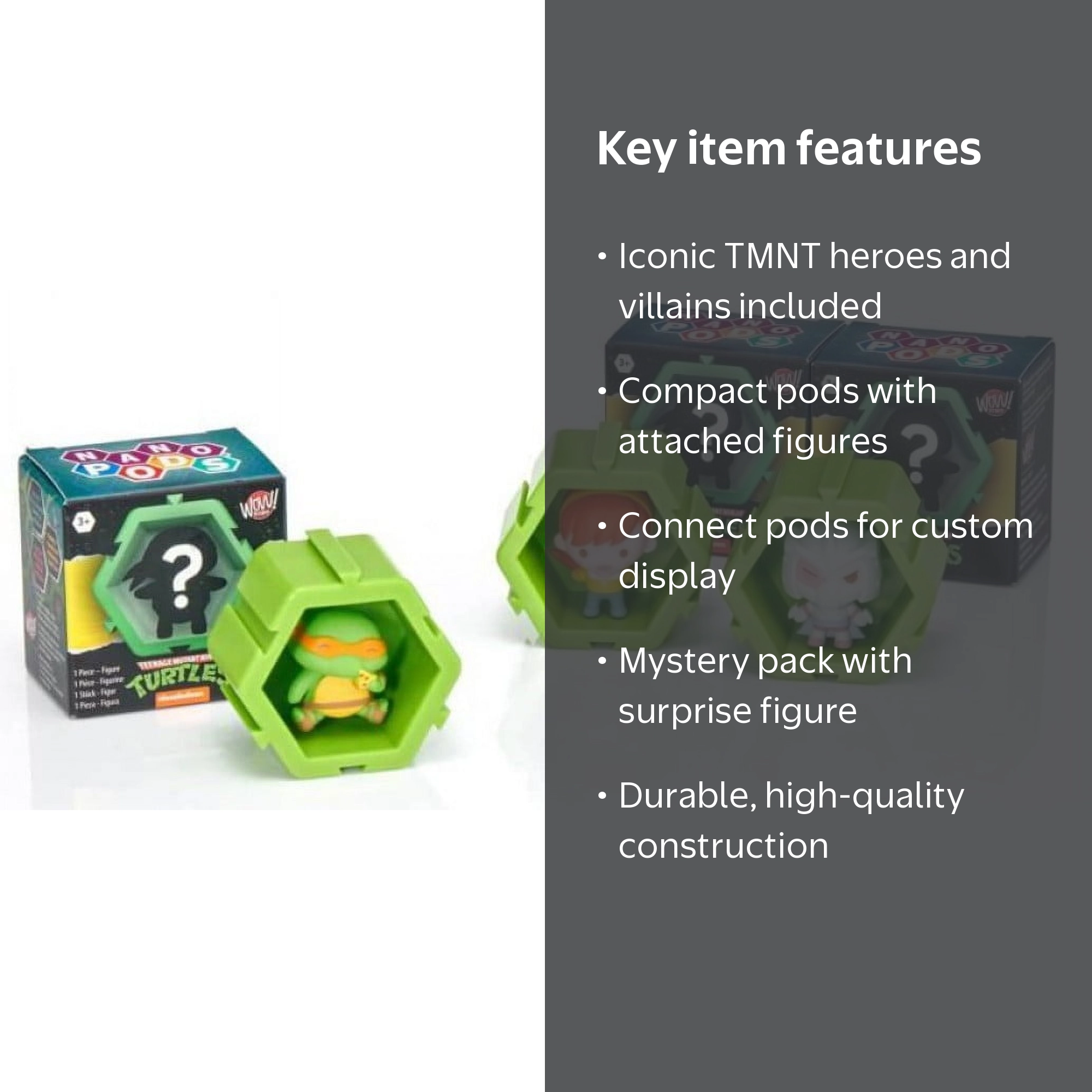 UPD Inc. Teenage Mutant Ninja Turtles Nano Pods 1 pc, Surprise