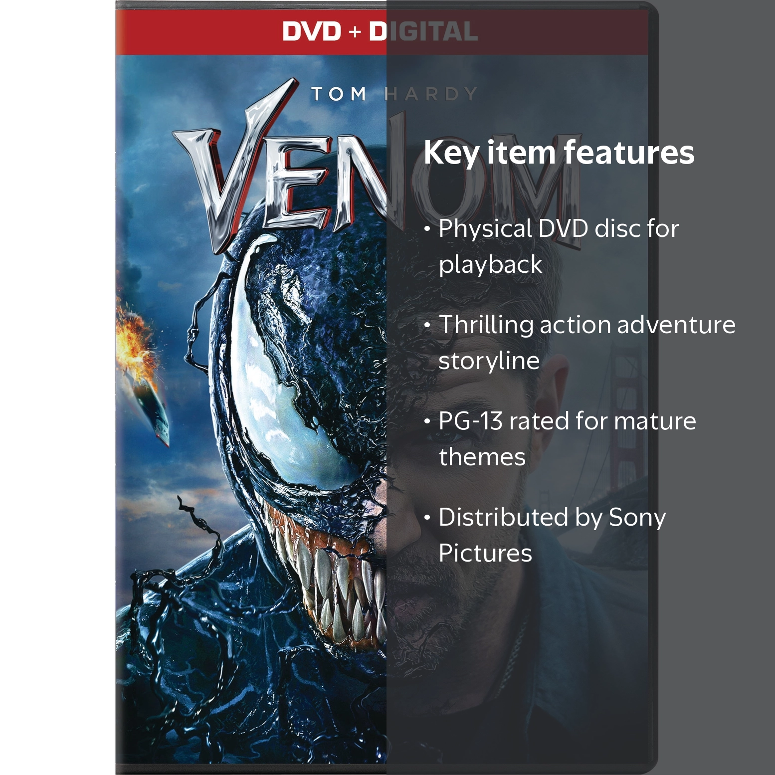 Sony, Venom, PG-13 DVD, Marvel's Complex Enigmatic Antihero