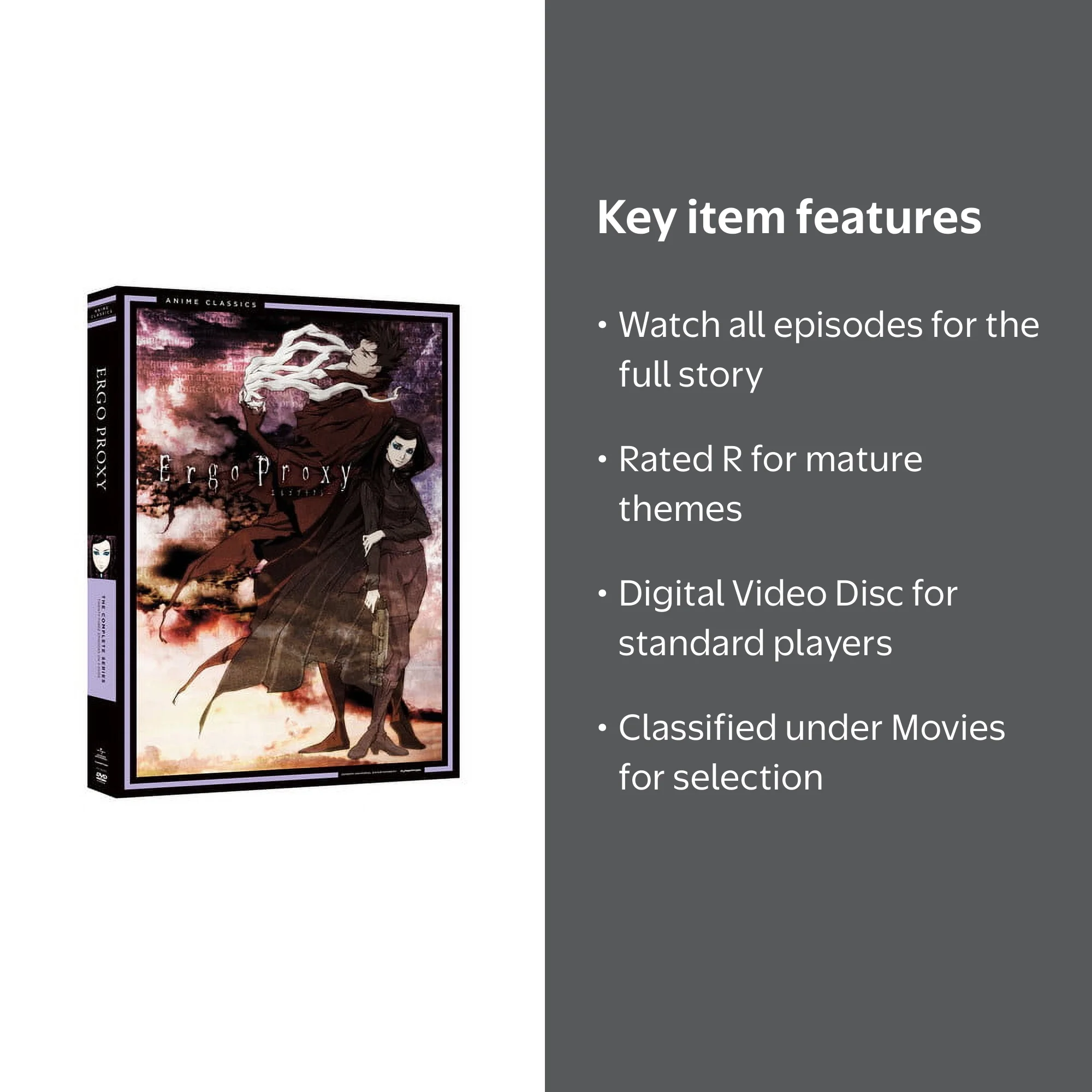 Ergo Proxy: Complete Series (DVD) - Walmart.com