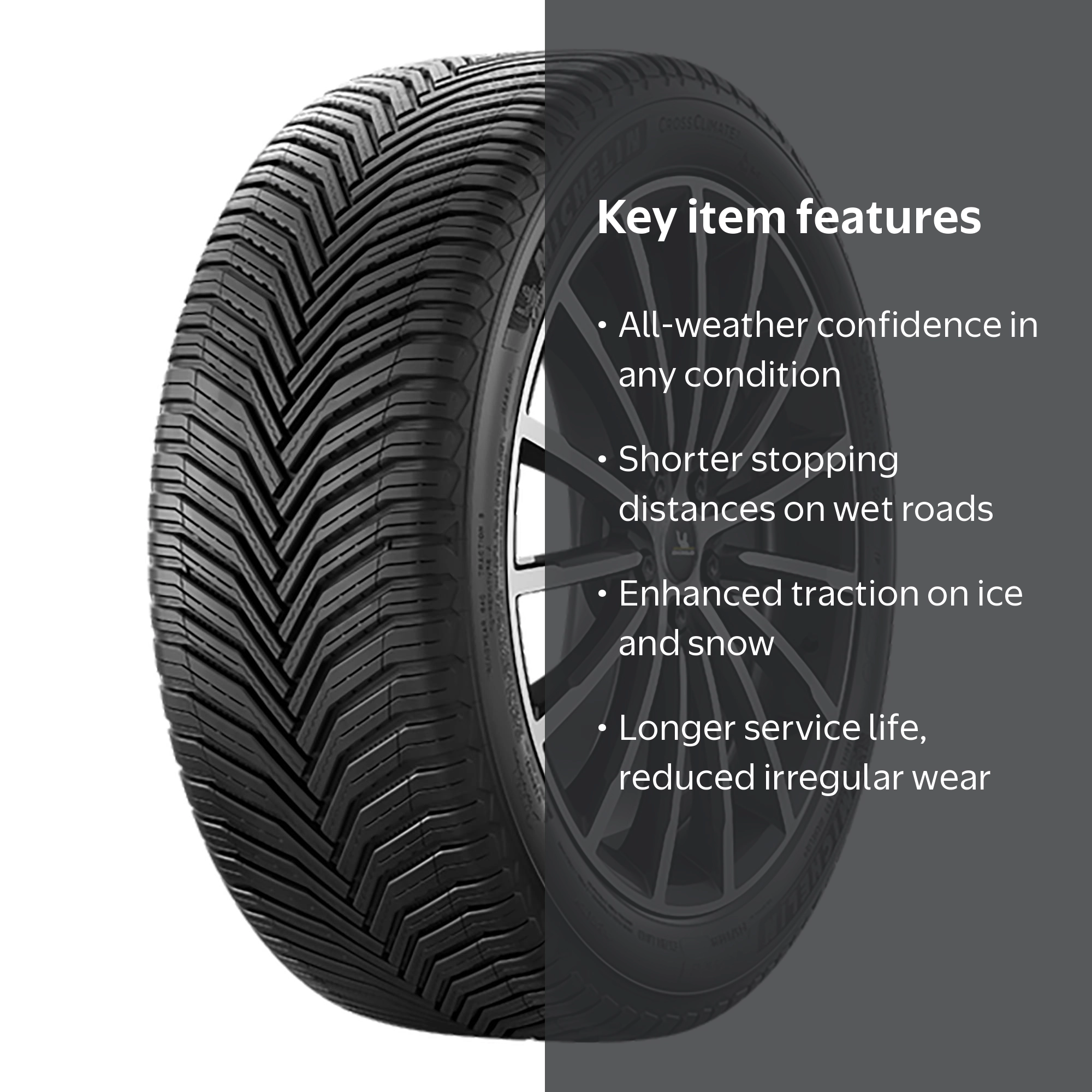 Michelin CrossClimate2 All-Season 215/50R18 92V Tire - Walmart.com