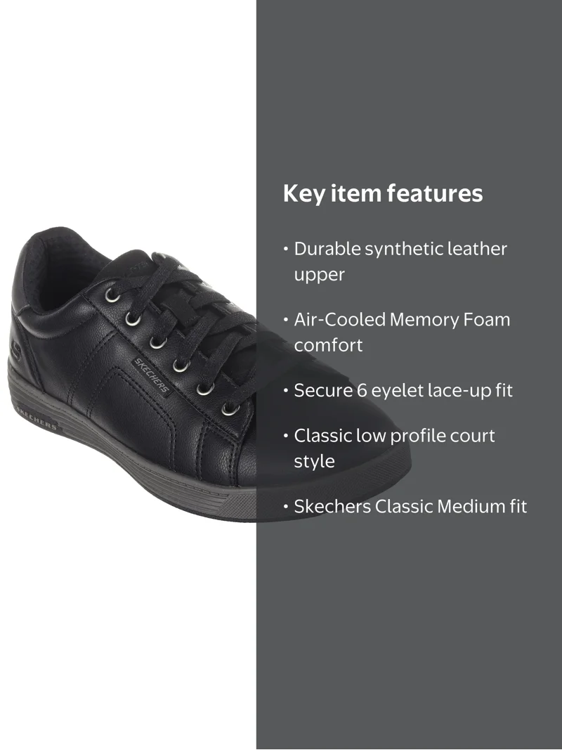Skechers Men's Cavell Hensley Memory Foam Court Sneaker Synthetic