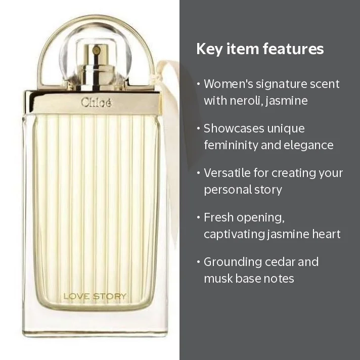 Chloe Original Love Story EDP Fragrance for Women, 2.5 Oz