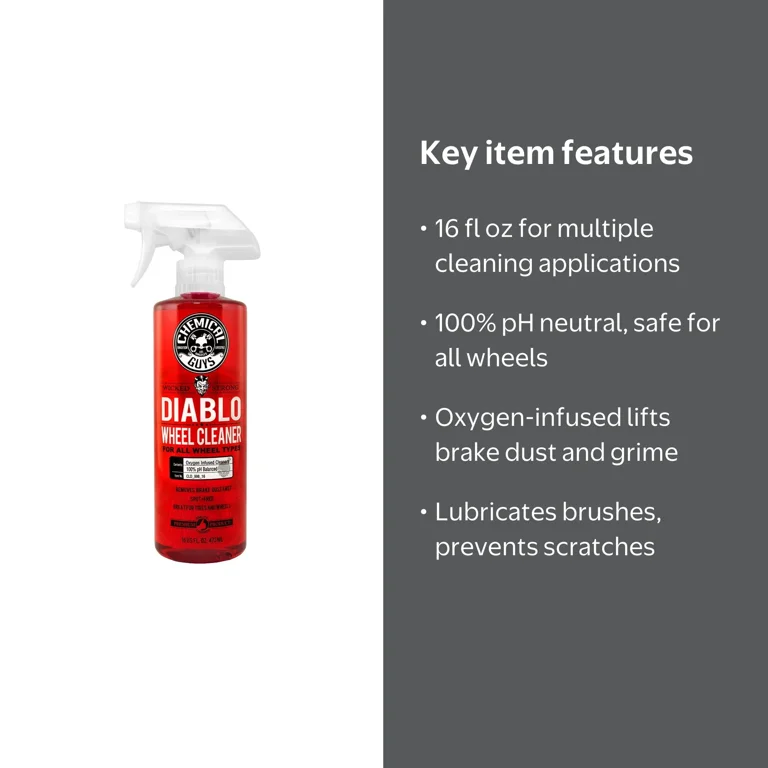 Chemical Guys CLD_998_16 Diablo Wheel & Rim Cleaner Spray, 16 fl
