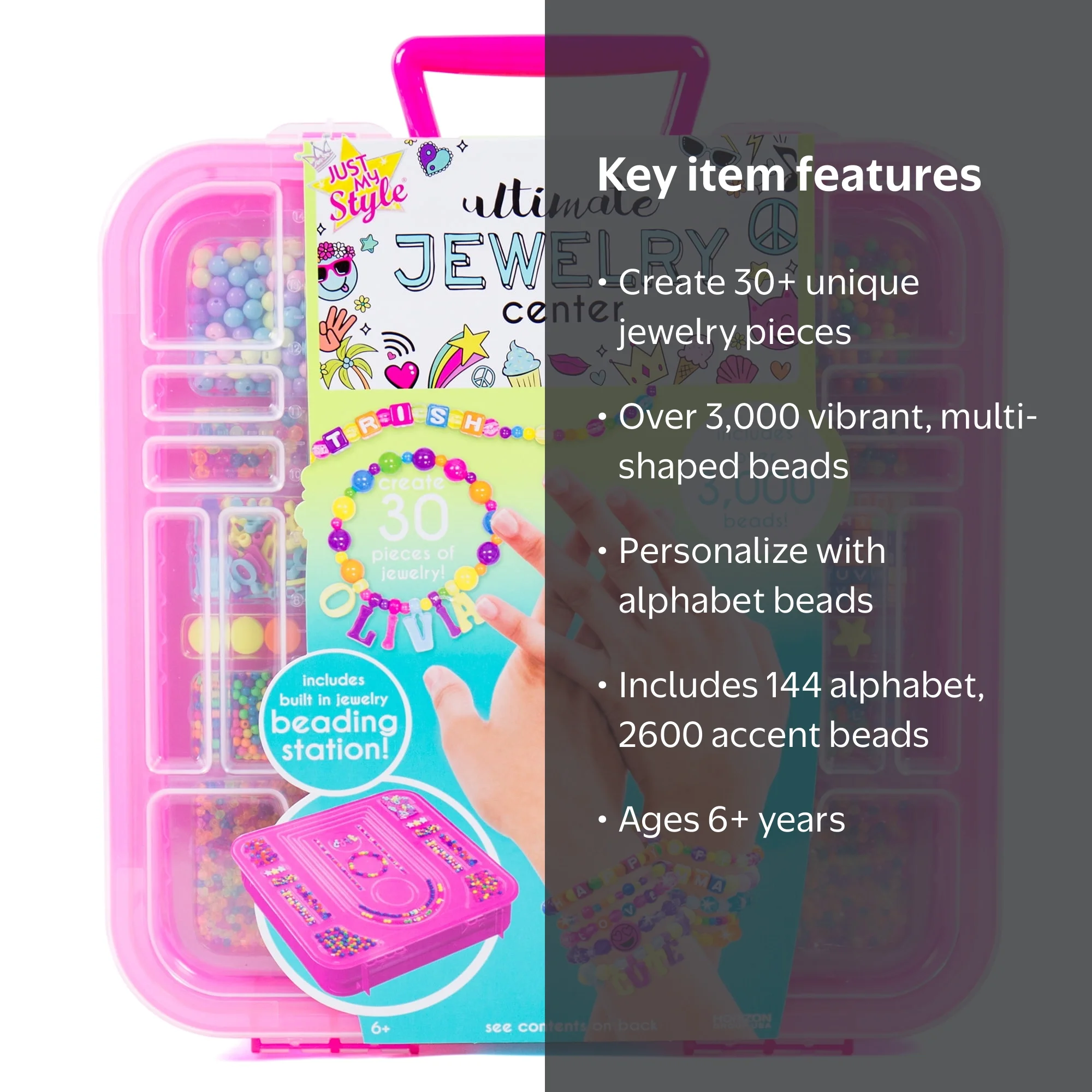 Just My Style D.I.Y. Ultimate Jewelry Center, Arts & Crafts, 6+