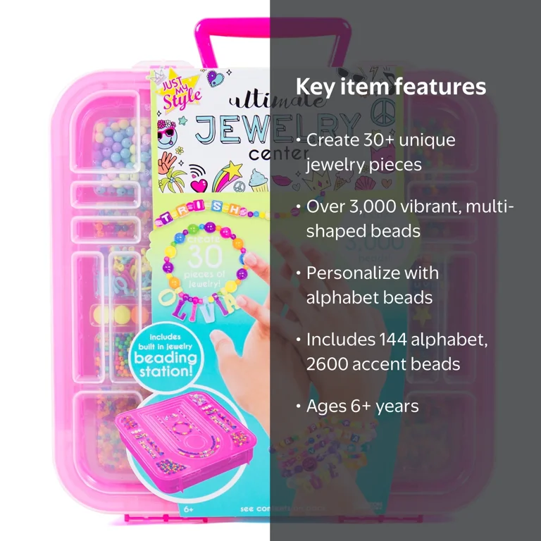 Just My Style D.I.Y. Ultimate Jewelry Center, Arts & Crafts, 6+