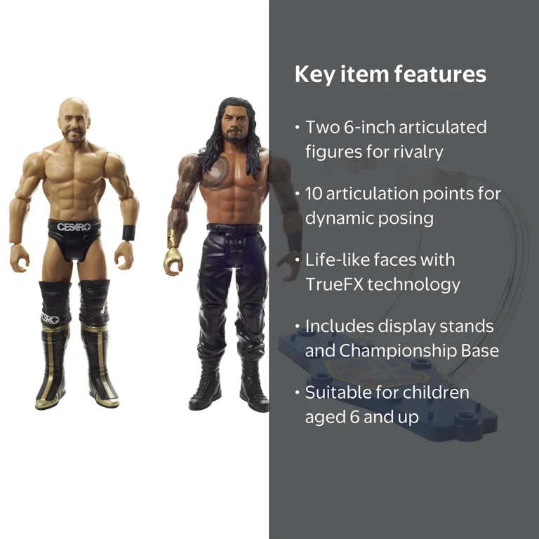 WWE Championship Showdown Toys: Roman Reigns vs Cesaro 2-Pack
