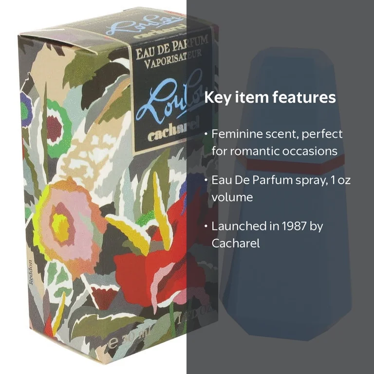 Cacharel, Eau De Parfum Spray, 1 oz, Subtle Oriental Fragrance