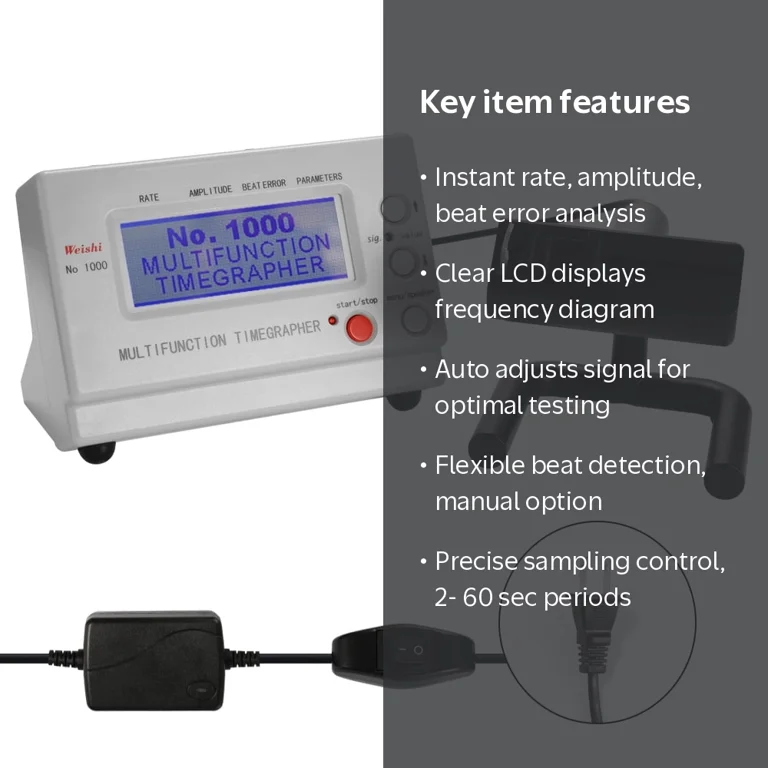 Free Shipping! Weishi No.1000 Timing Timegrapher Mechanical Watch
