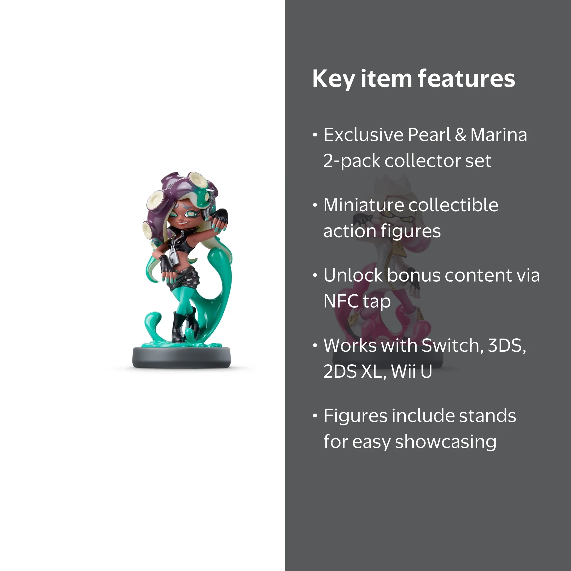 Nintendo Pearl & Marina 2-Pack Set, Splatoon Series amiibo