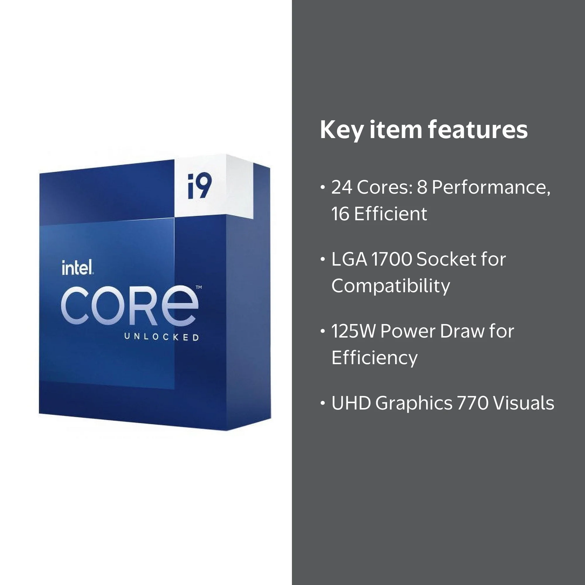 Intel Core i9-14900K - Core i9 14th Gen 24-Core (8P+16E) LGA 1700