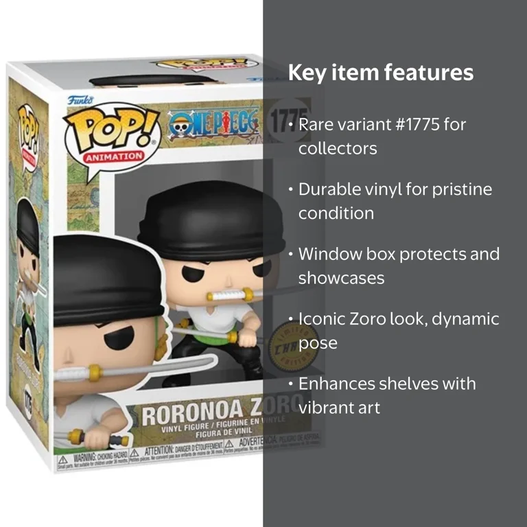 Roronoa Zoro with Sword Funko Pop! Animation One Piece 1775