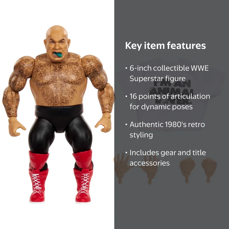WWE Superstars Action Figure & Accessories Sets, 6-inch Retro