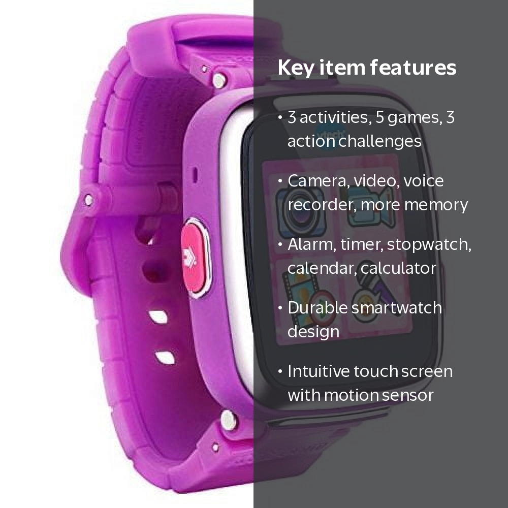 その他 Smart Watch VTech, Kidizoom Smartwatch DX, Purple, for Ages 4 to 9 years