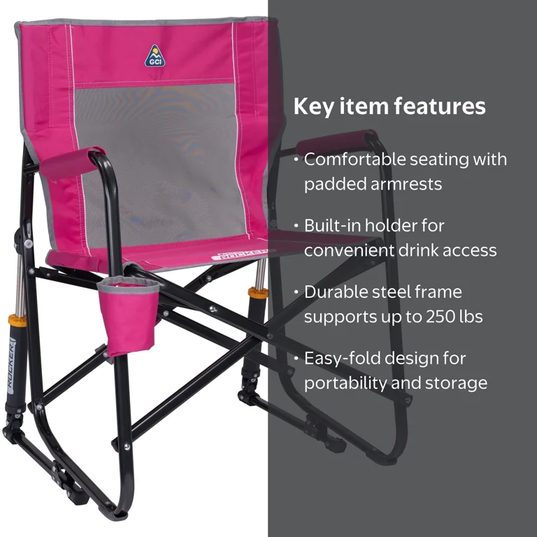 洋楽 G-RAP CAMP CRISIS - BRAND NEW LEGACY GCI Outdoor Freestyle Rocker Folding Rocking Camping Chair with