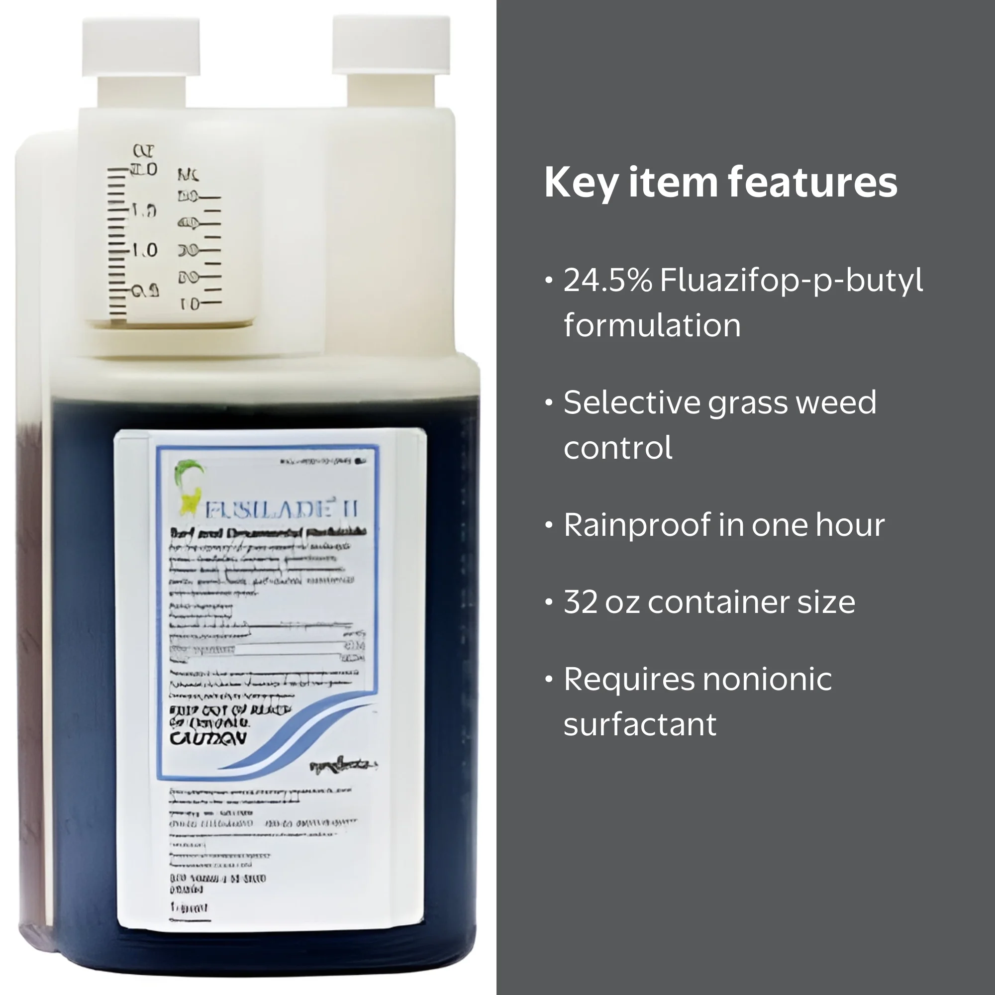 Fusilade II Herbicide Removal Spray, 32oz - Fluazifop 24.5% Weed Killer for  Turf and Ornamental Plants - Walmart.com