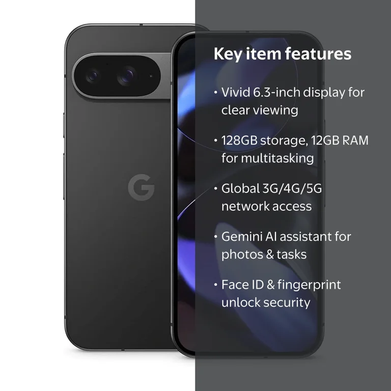 Google, Pixel 9 5G, 128GB 12GB, Fully Unlocked US Model - Walmart.com
