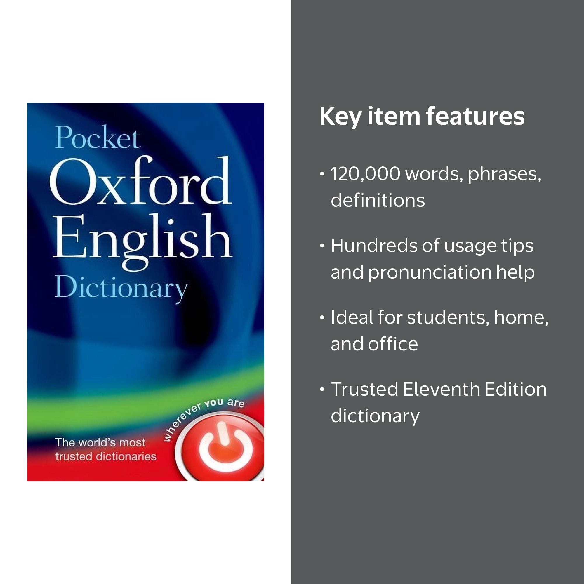 Pocket Oxford English Dictionary - Walmart.com