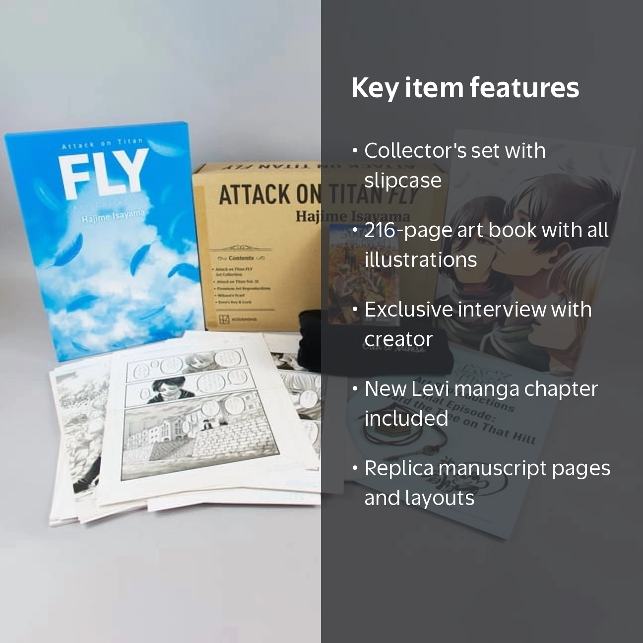 Hajime Isayama, Attack on Titan 35: Fly Collector's Box Set