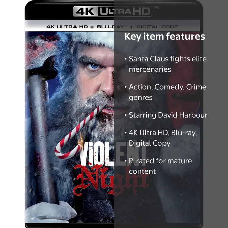 Violent Night 4K Ultra HD + Blu-ray + Digital Copy - Walmart.com