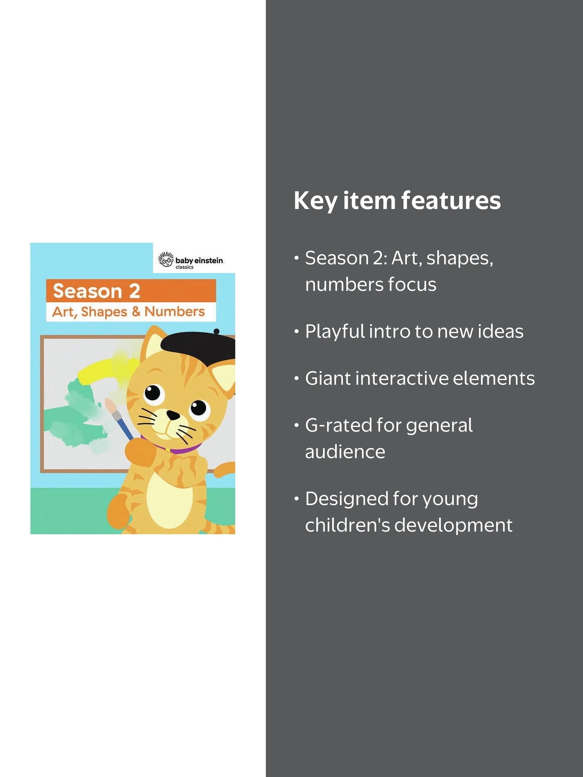 Baby Einstein Classics: Season 2, Art, Shapes, Numbers (DVD