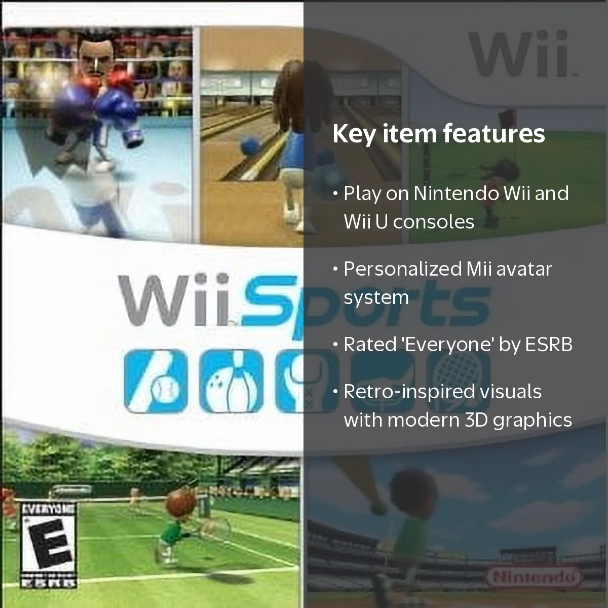 Nintendo Wii Sports, Refurbished Wii Video Game, Tennis Golf
