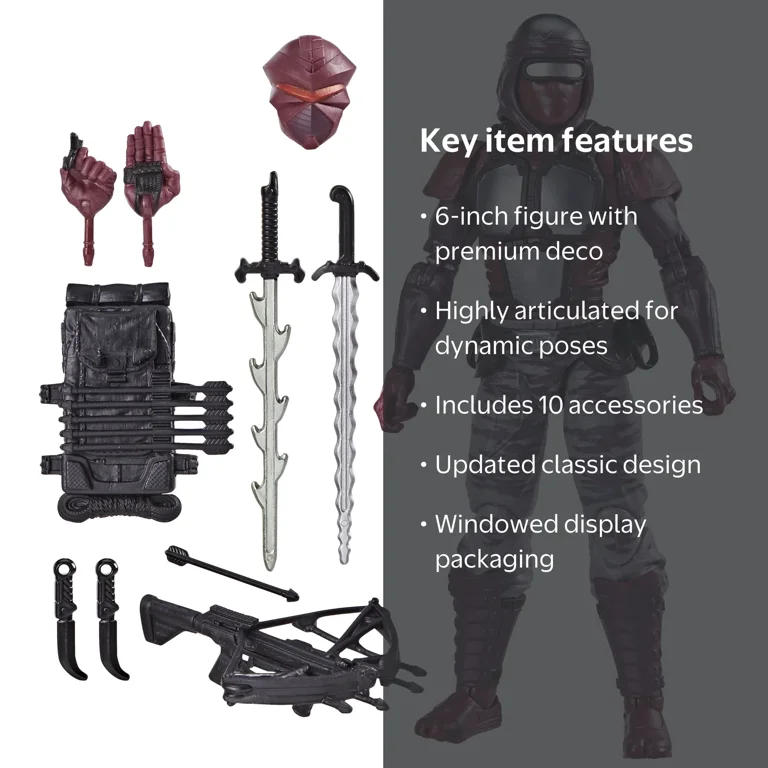 G.I. Joe Classified Series #121 Night-Creeper 6-Inch Ninja Action