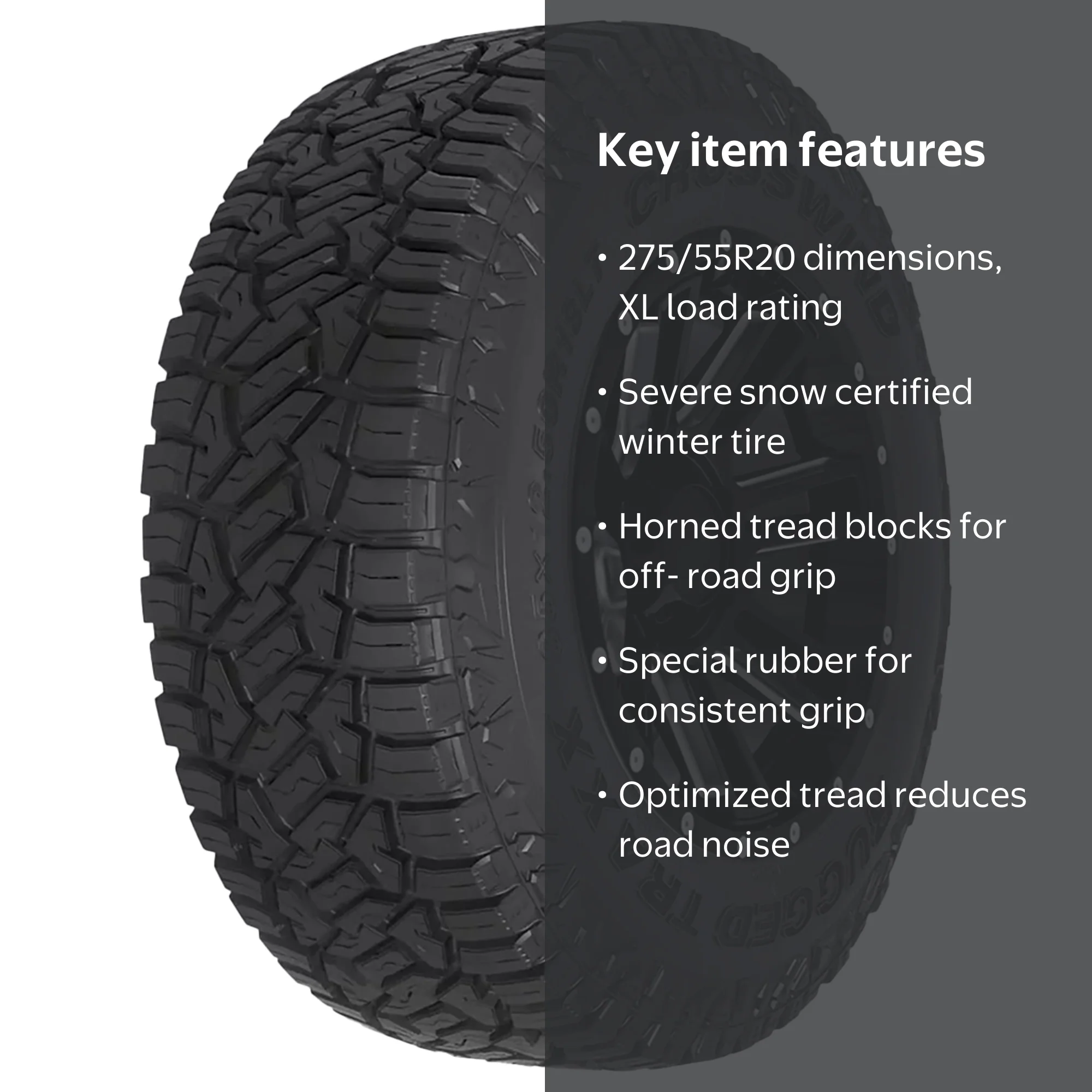 Crosswind Rugged Traxx All Terrain 275/55R20 117Q XL Light Truck
