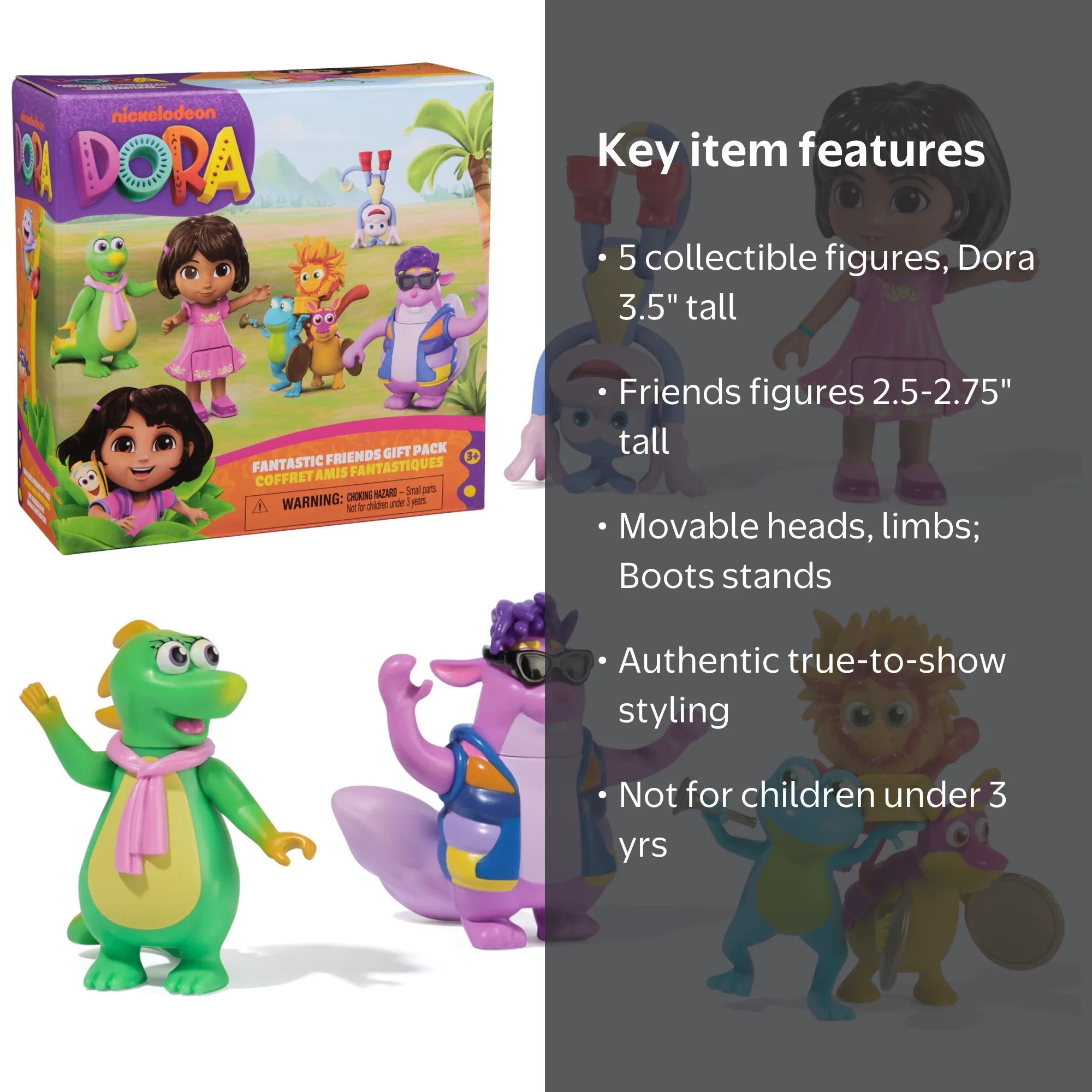 Dora the Explorer, Fantastic Friends Collectible Doll and Figure 4