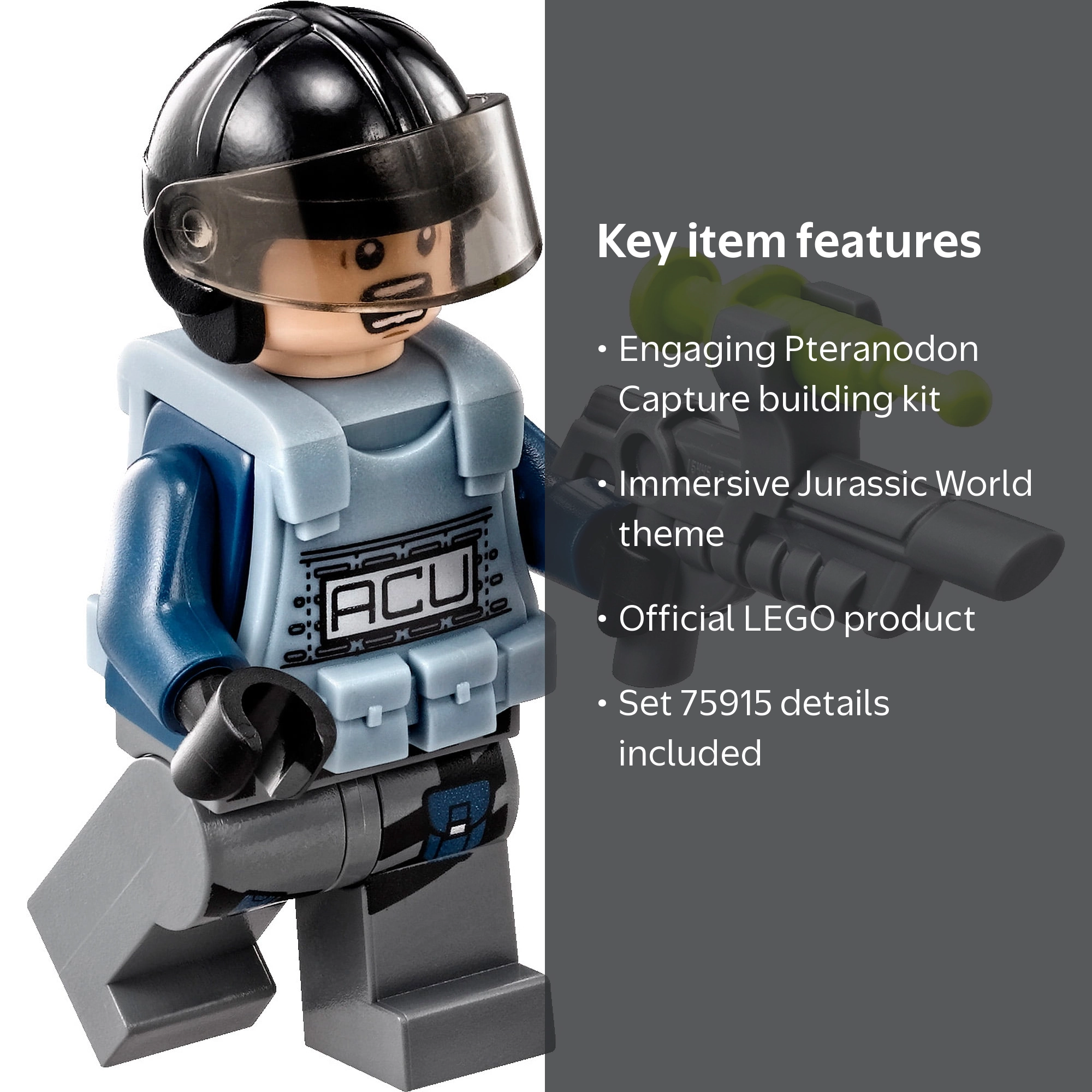 LEGO, Jurassic World Pteranodon Capture, 75915, Building Kit