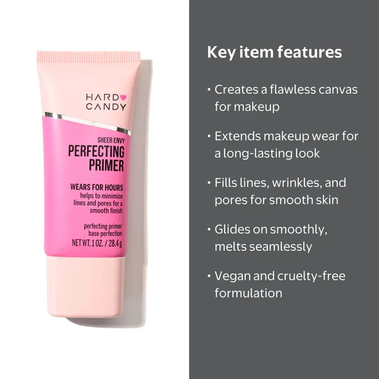 Hard Candy Sheer Envy Perfecting Primer, Smoothing - Walmart.com
