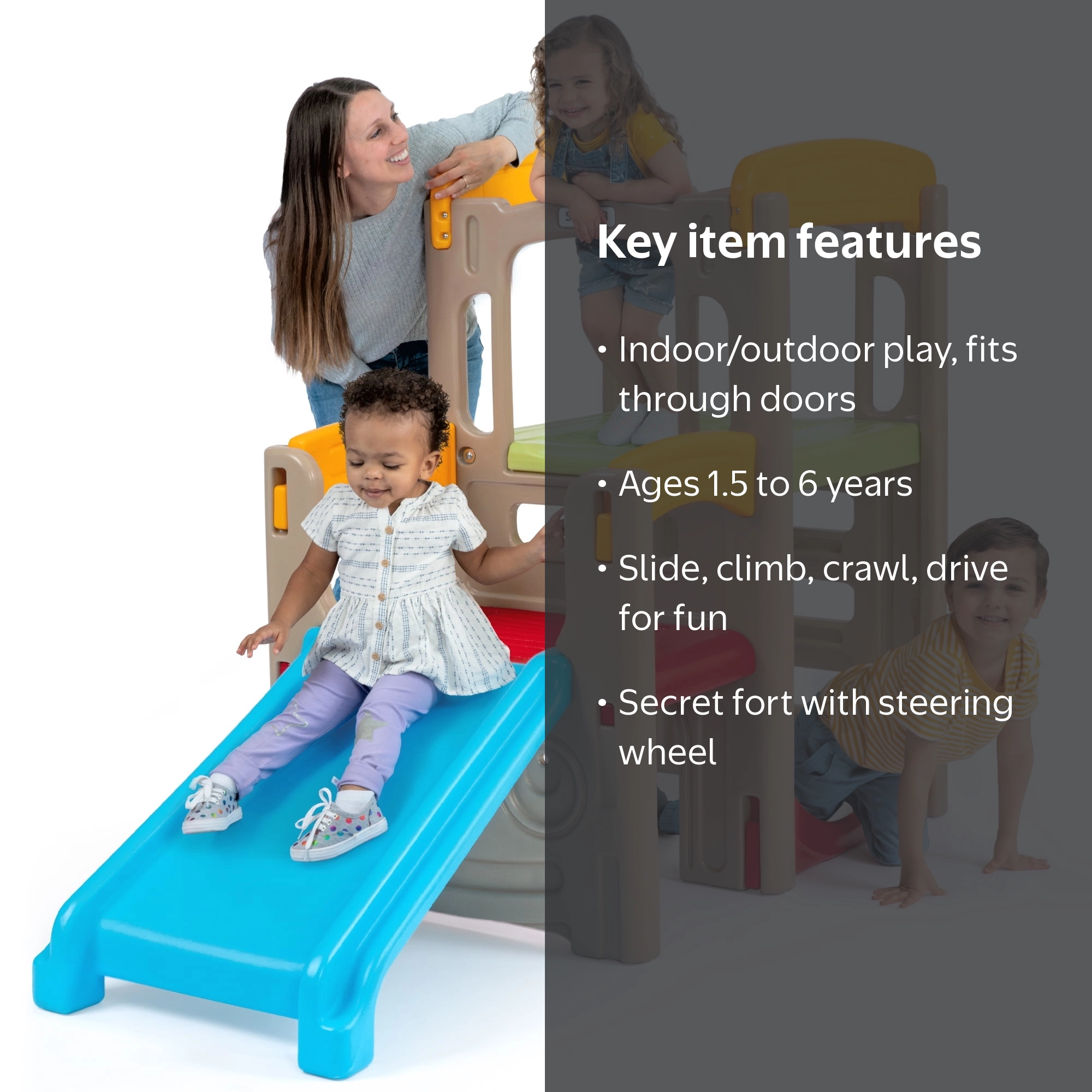 Simplay3 Young Explorers Indoor/Outdoor Adventure Climber Playset