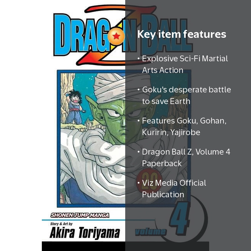 Dragon Ball Z Dragon Ball Z, Vol. 4: Goku vs. Vegeta, Book 4