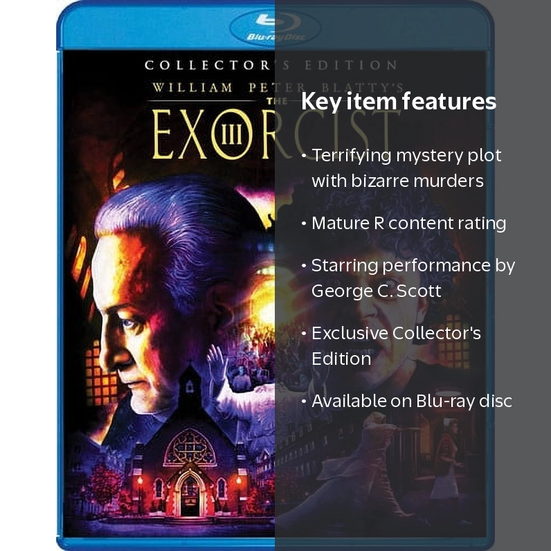 The Exorcist III (Collector's Edition) (Blu-ray) - Walmart.com