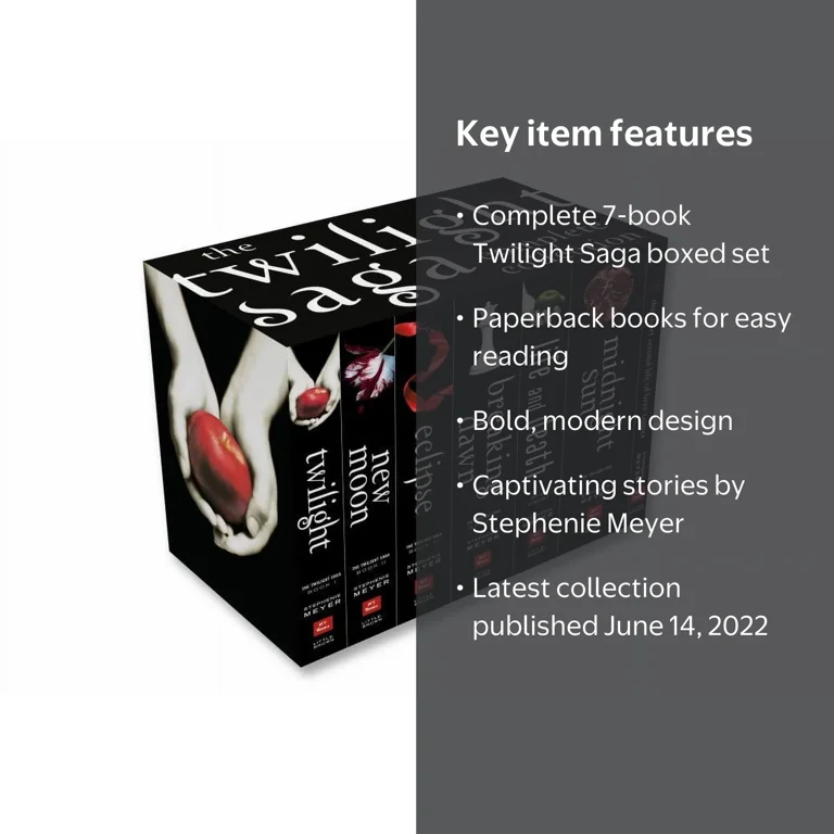 Twilight Saga Complete Paperback Collection: Books Set with