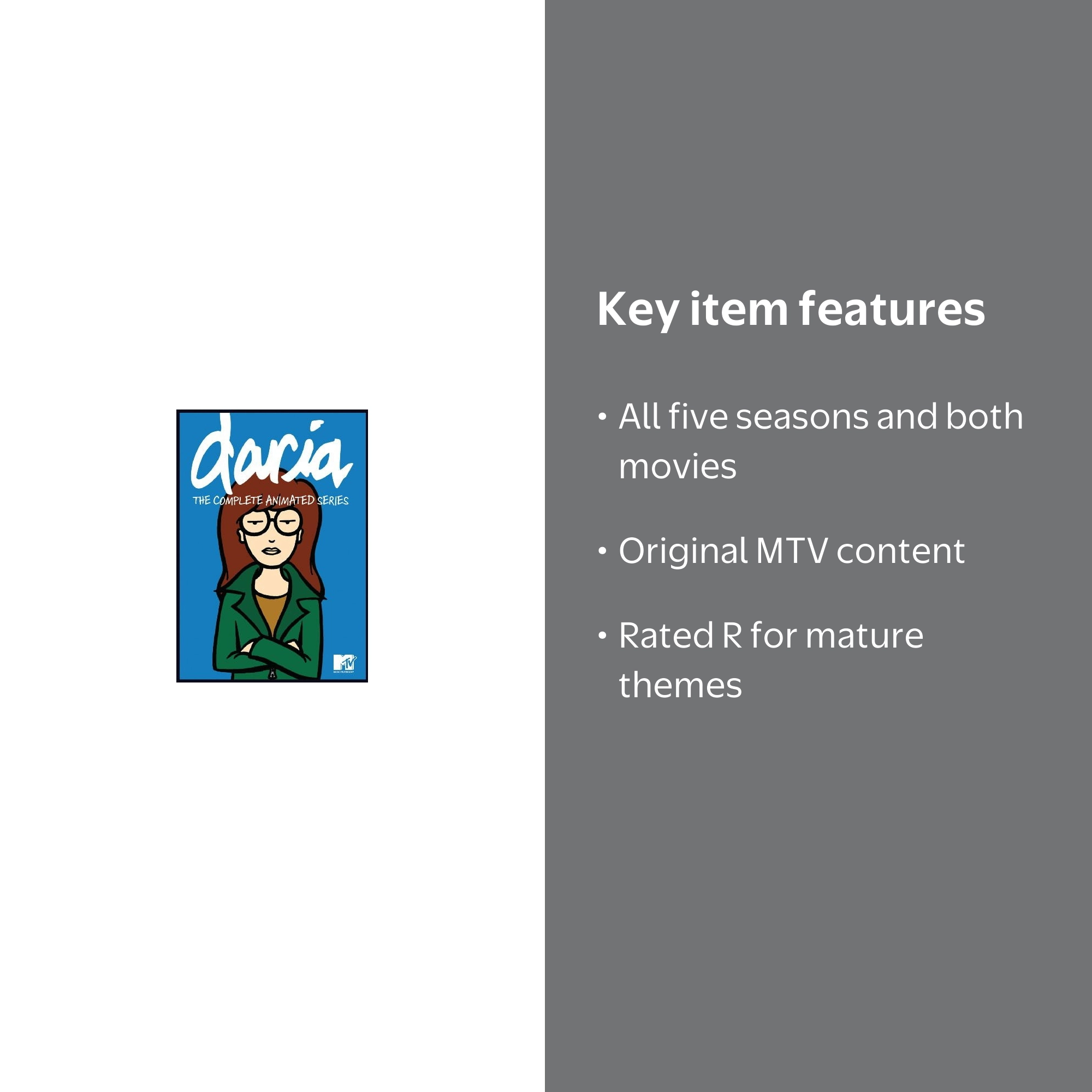 MTV's Daria: Complete Animated TV Series & Movies Set (DVD