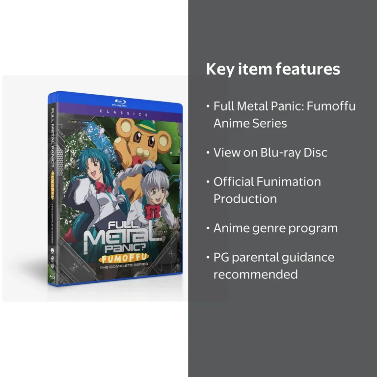 Funimation Prod, Full Metal Panic?: Fumoffu Blu-ray, Anime, PG