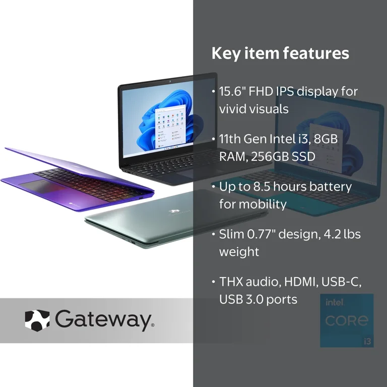 New Gateway Laptop, 15.6