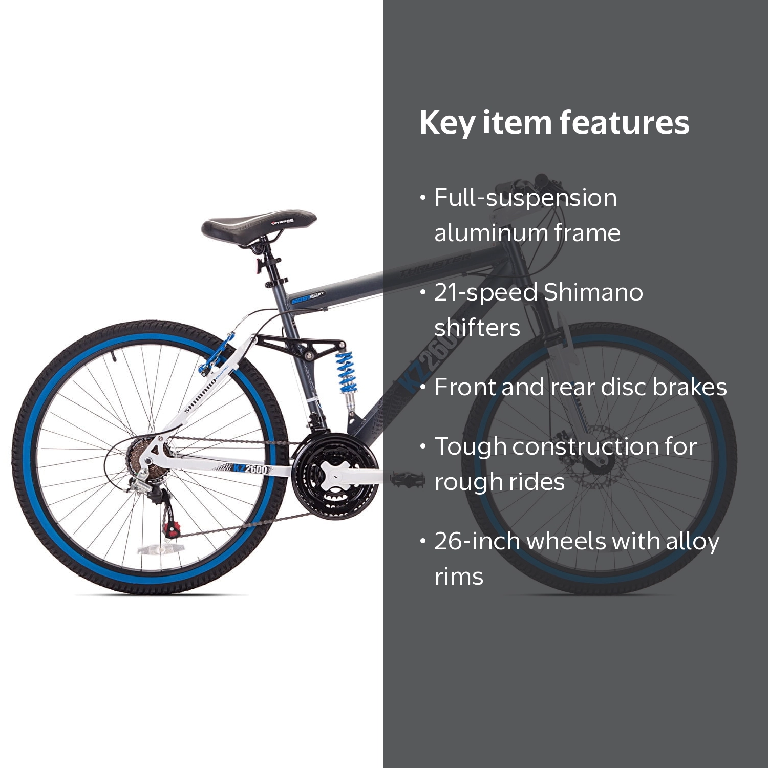 Thruster 26 in. Men's Shogun KZ2600 Bike - Walmart.com