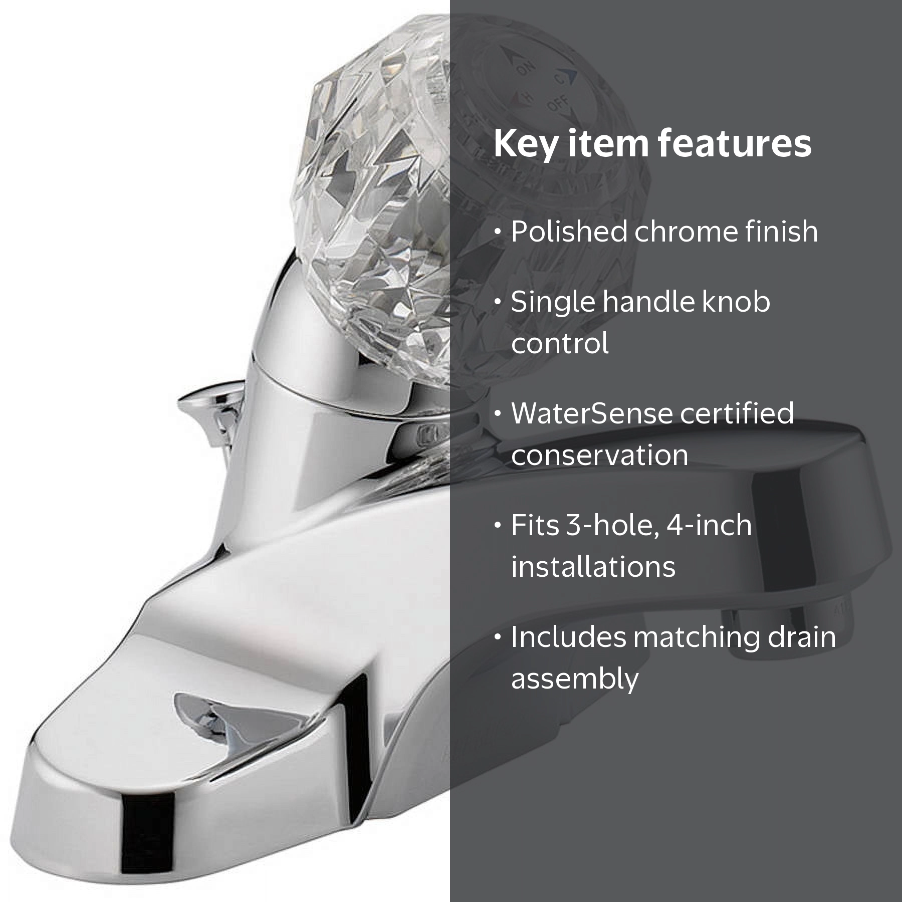 Peerless Choice Single Handle Bathroom Faucet in Chrome P188621LF