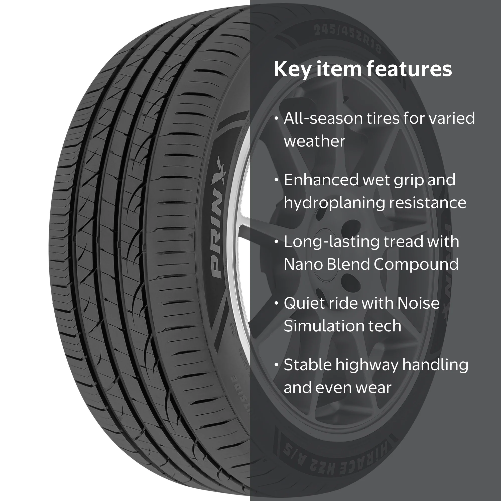 Free Shipping! Prinx Prinx HiRACE HZ2 A/S 225/40ZR18 92Y XL