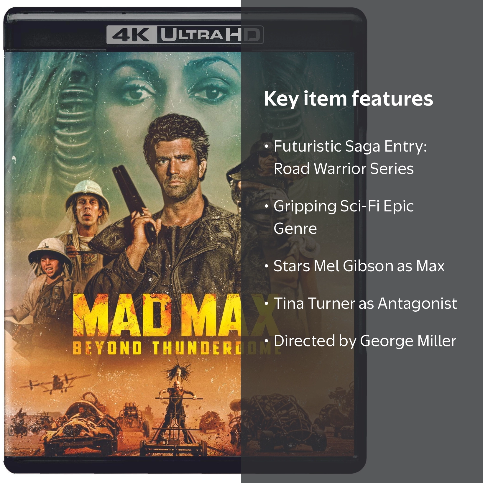 Warner Home Video: Mad Max Beyond Thunderdome - 4K Ultra HD + Blu