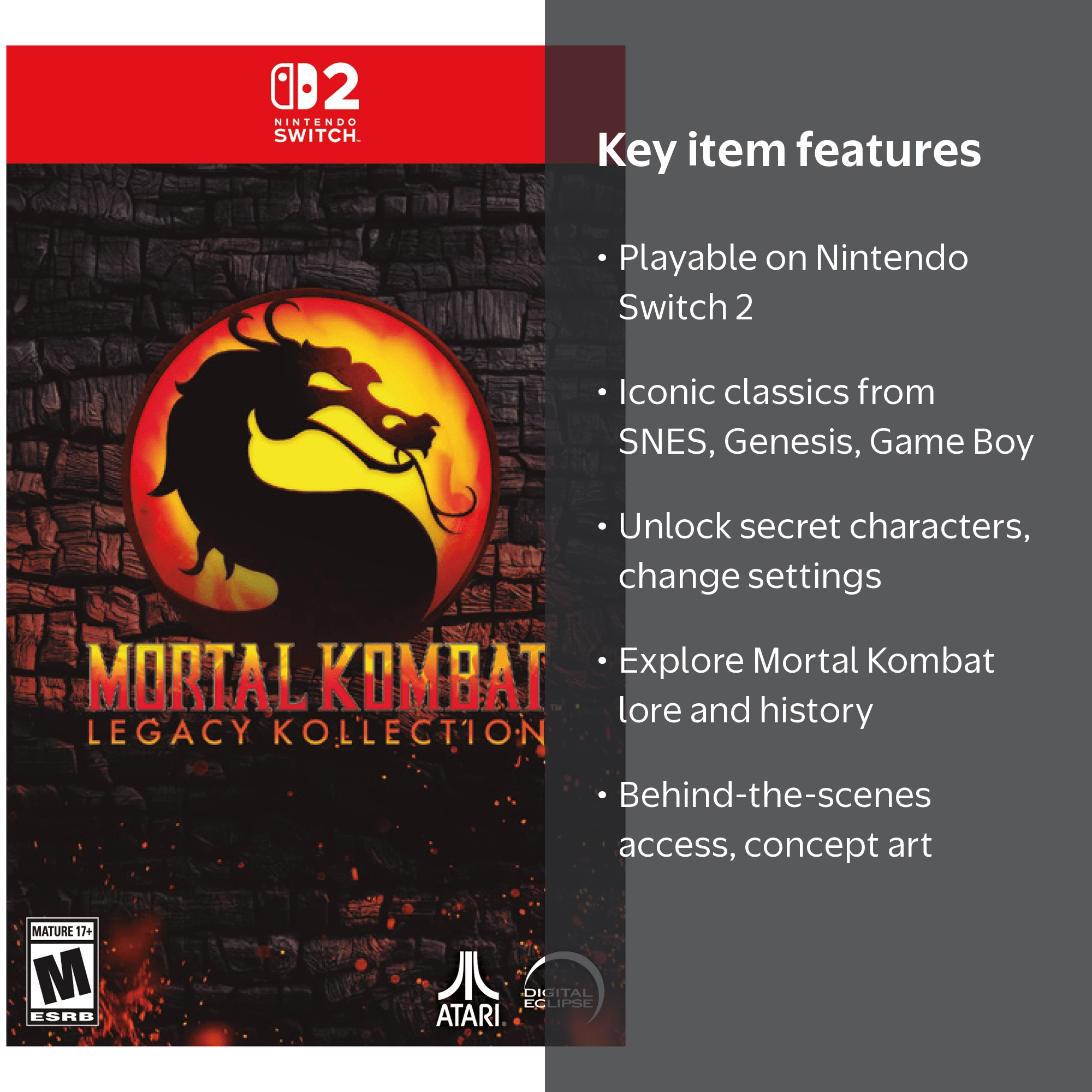 Mortal Kombat Legacy Kollection - Day 1 Edition, Nintendo Switch 2