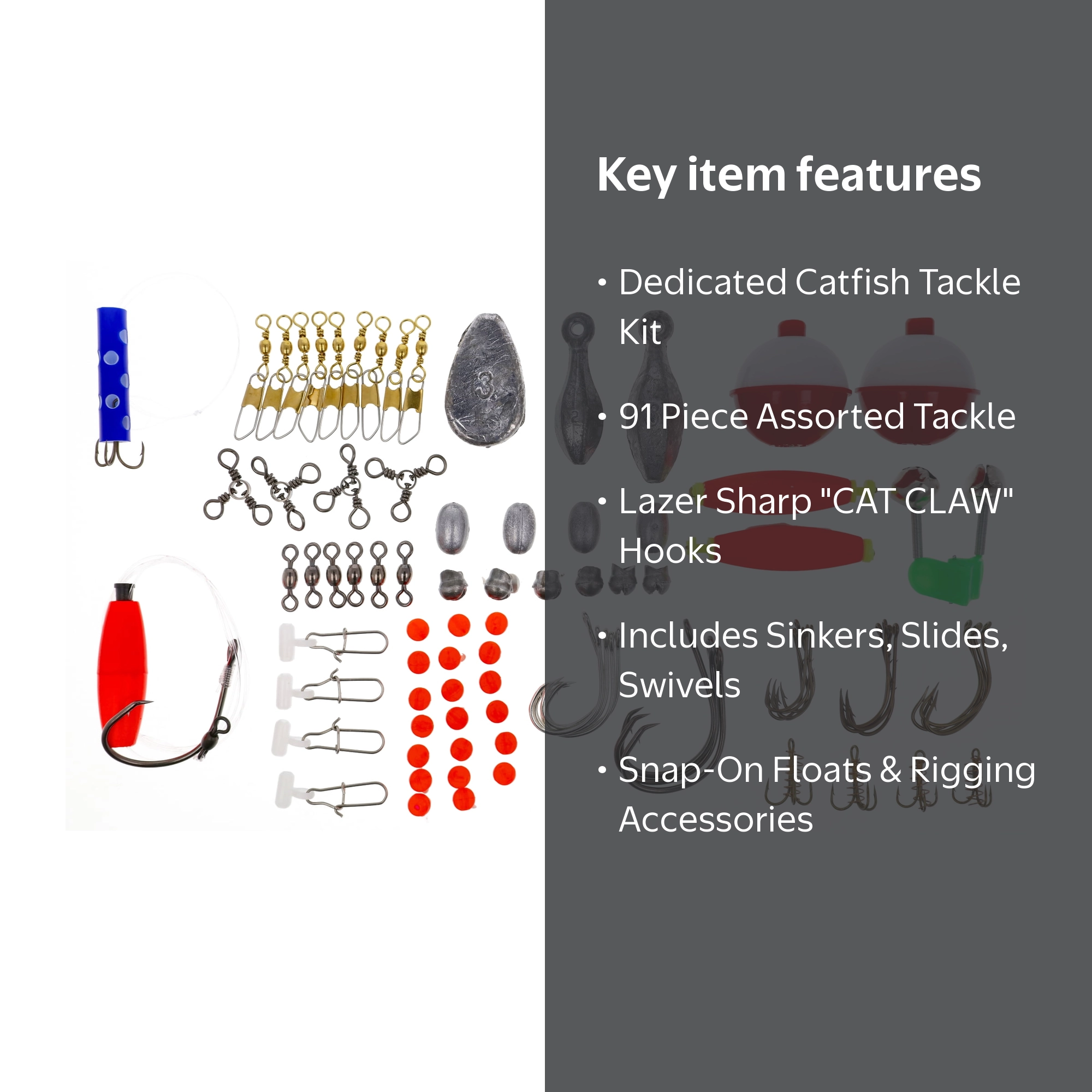 fish cat cougar accessories Rod Holder Eagle Claw Cat Claw Ready Rig pre Outcast Fish cat Cougar Review
